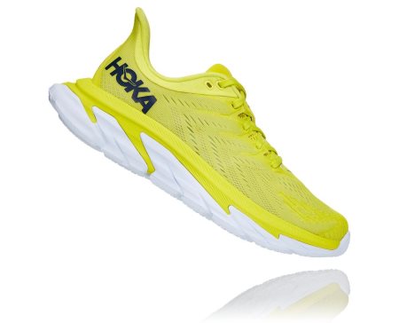 Hoka One One Clifton Edge Moški Road Tekaški Čevlji Rumena / Bela SI-352786W